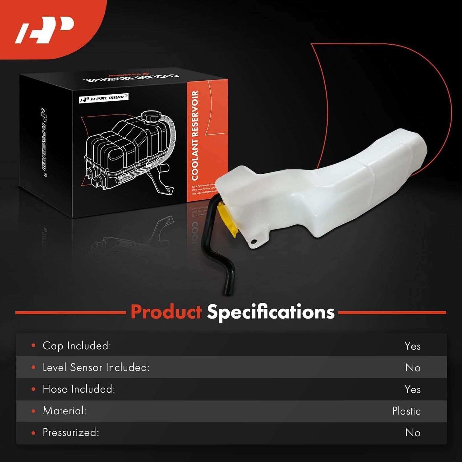 Tanque de Recuperación de Refrigerante A-Premium para Subaru WRX STI 2017-2021 2.5L
