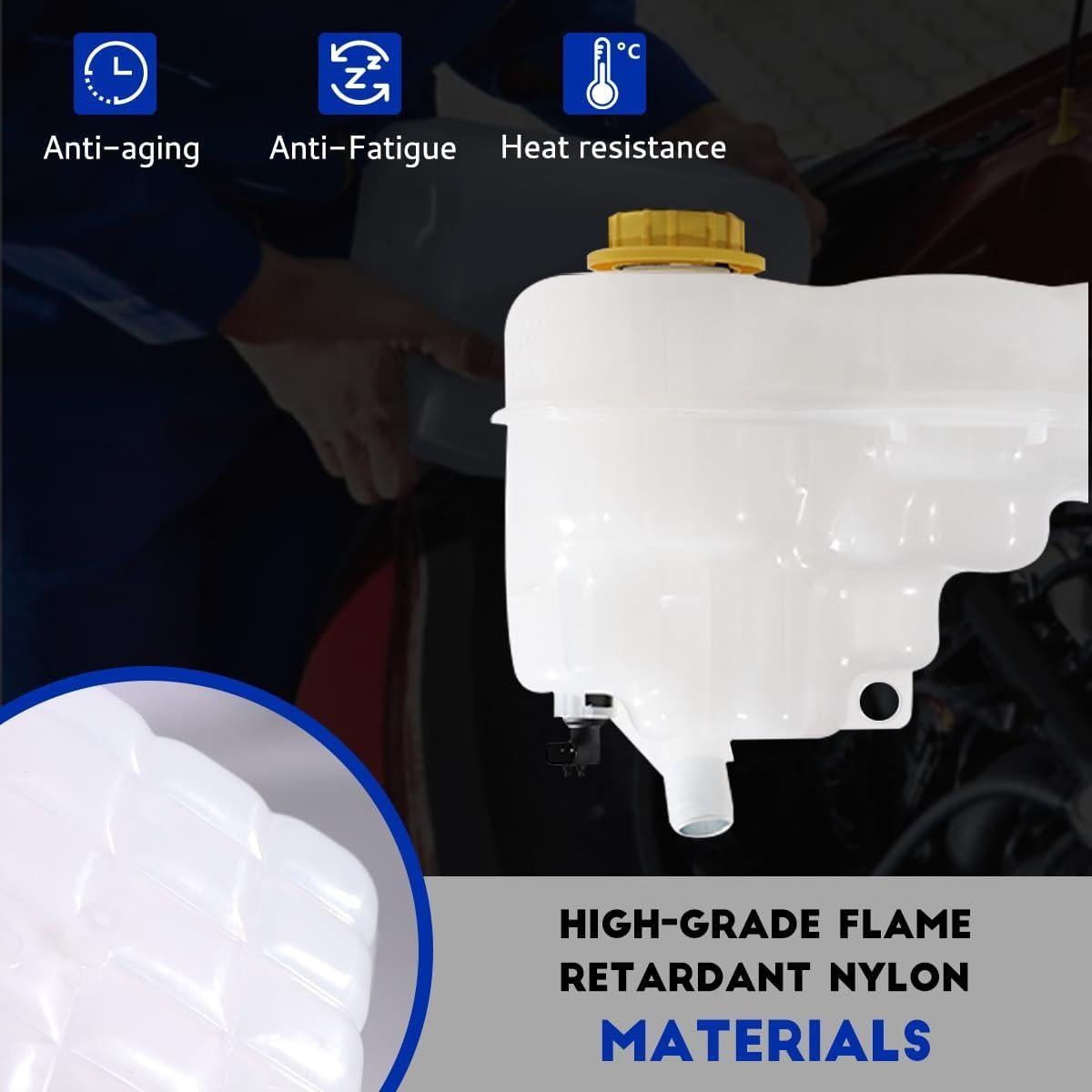 Tanque de Refrigerante Easyinst para Freightliner Cascadia 2018-2024