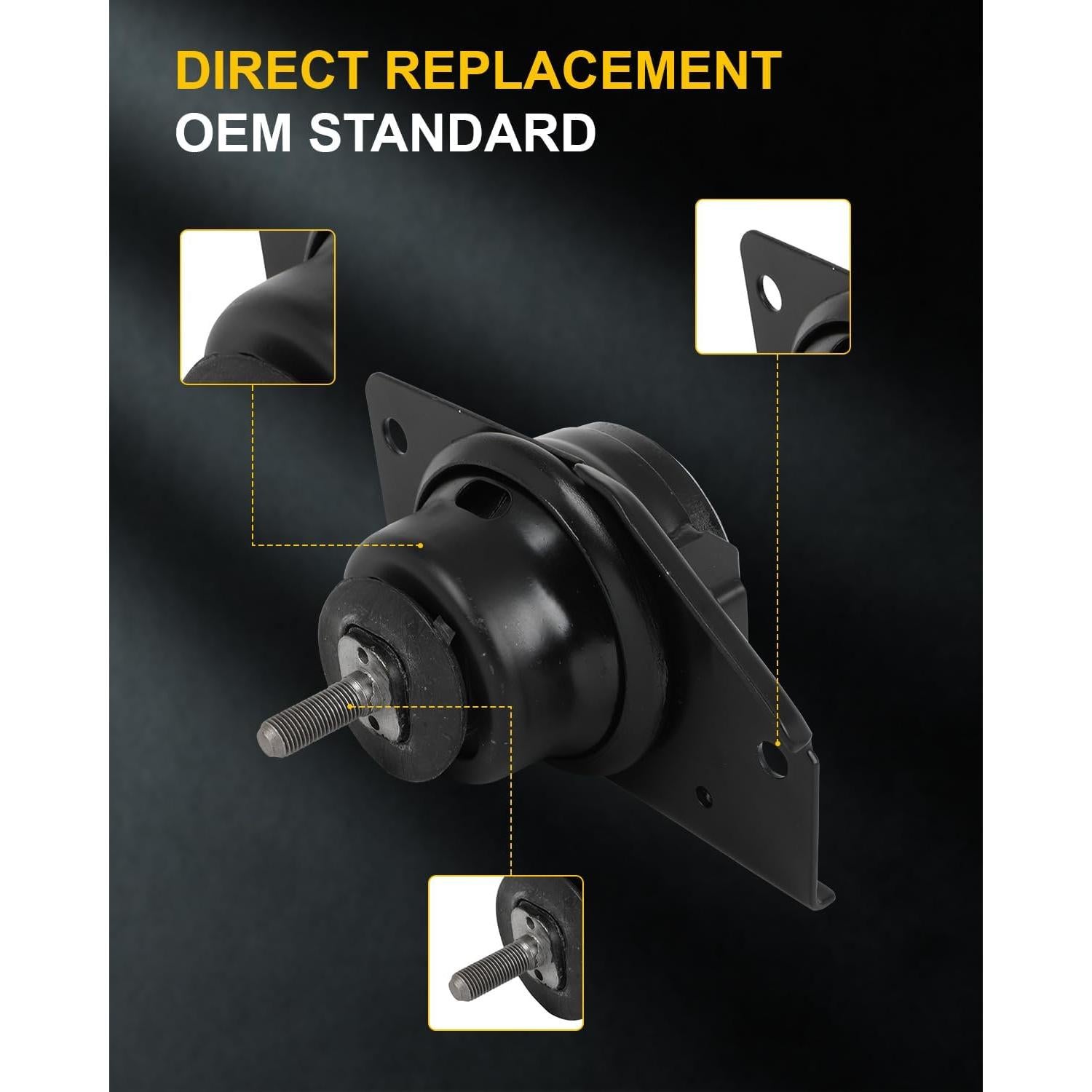 Juego de Soportes de Motor y Transmisión OCPTY para Hyundai y Kia