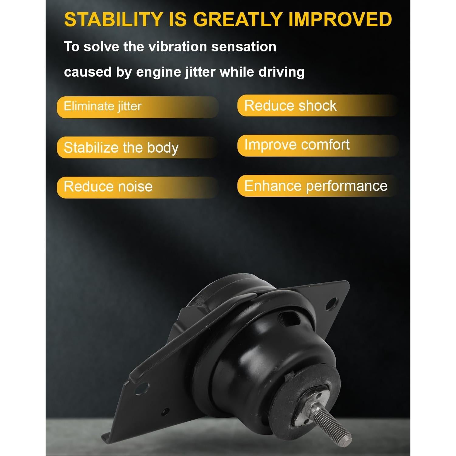 Juego de Soportes de Motor y Transmisión OCPTY para Hyundai y Kia