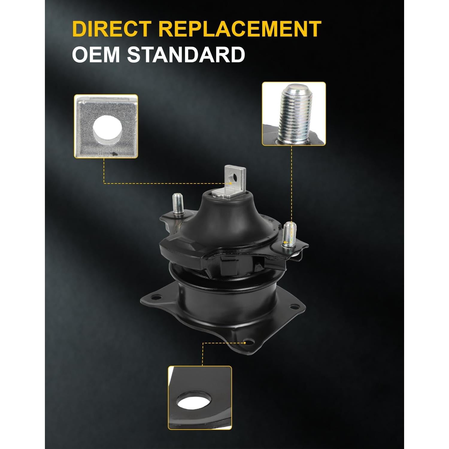 Soporte de Motor OCPTY para Honda Accord 3.0L 2003-2007 (3PCS)