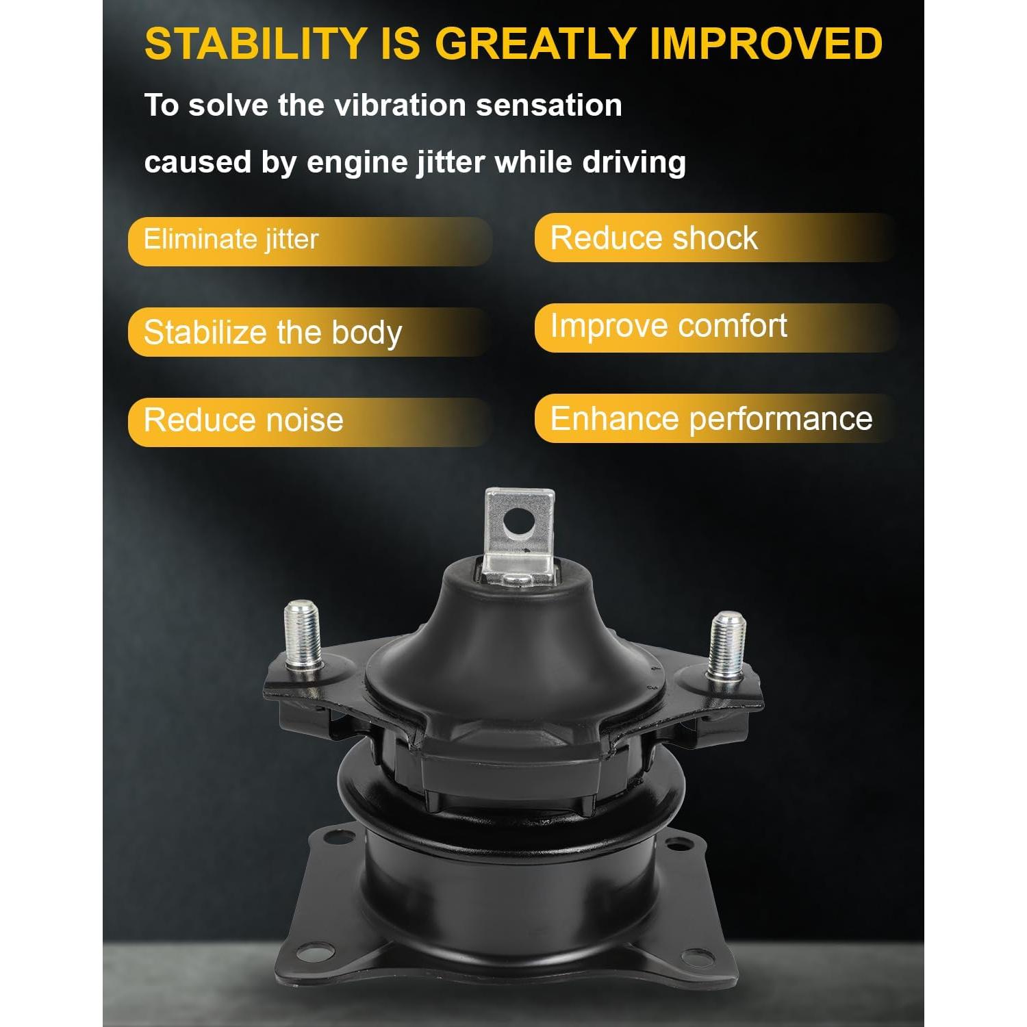 Soporte de Motor OCPTY para Honda Accord 3.0L 2003-2007 (3PCS)