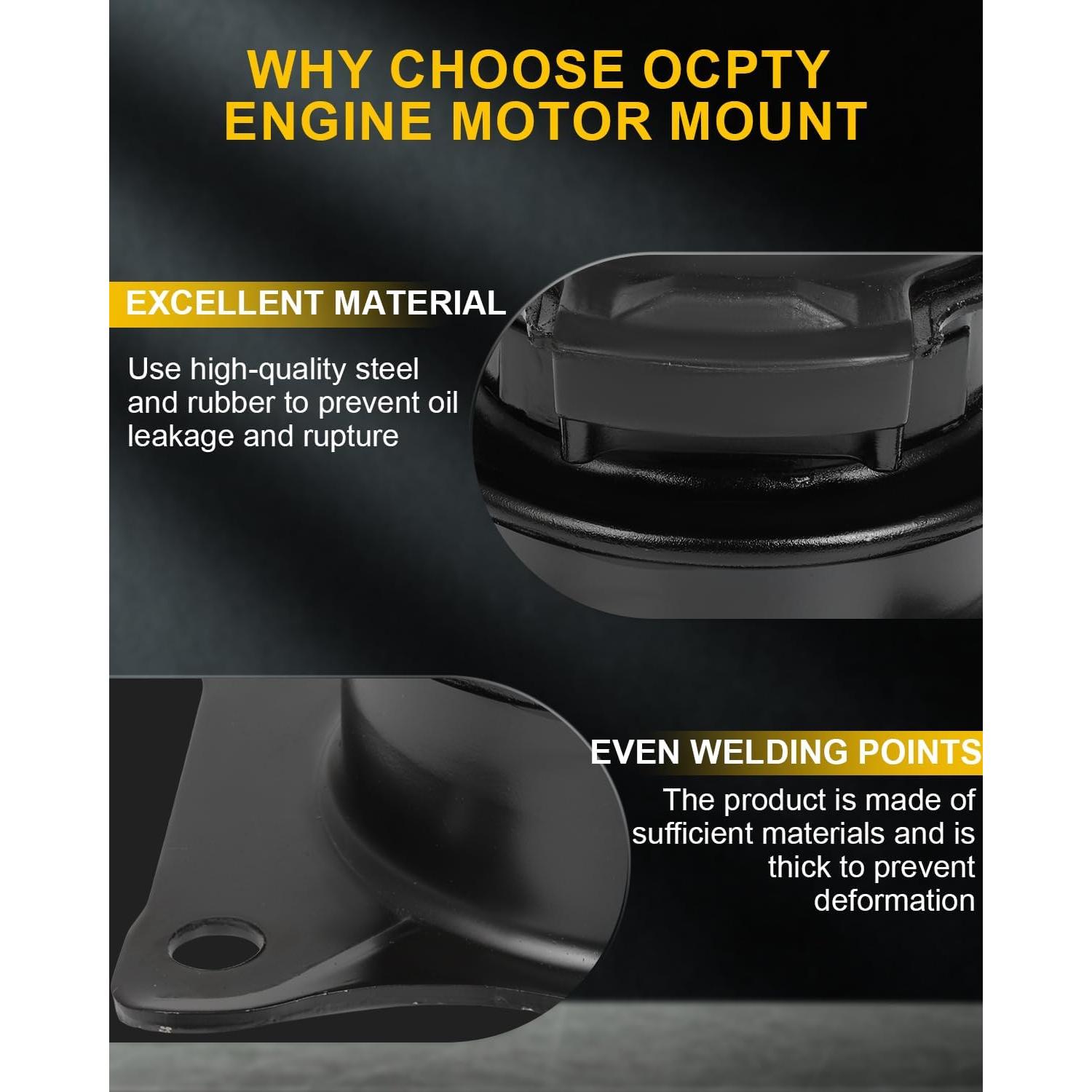 Soporte de Motor OCPTY para Honda Accord 3.0L 2003-2007 (3PCS)