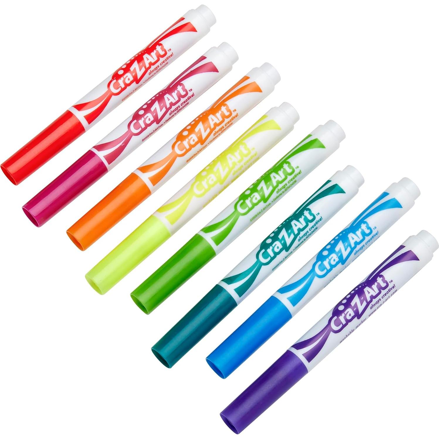 Marcadores Anchos Lavables Cra-Z-Art 8 Colores Brillantes