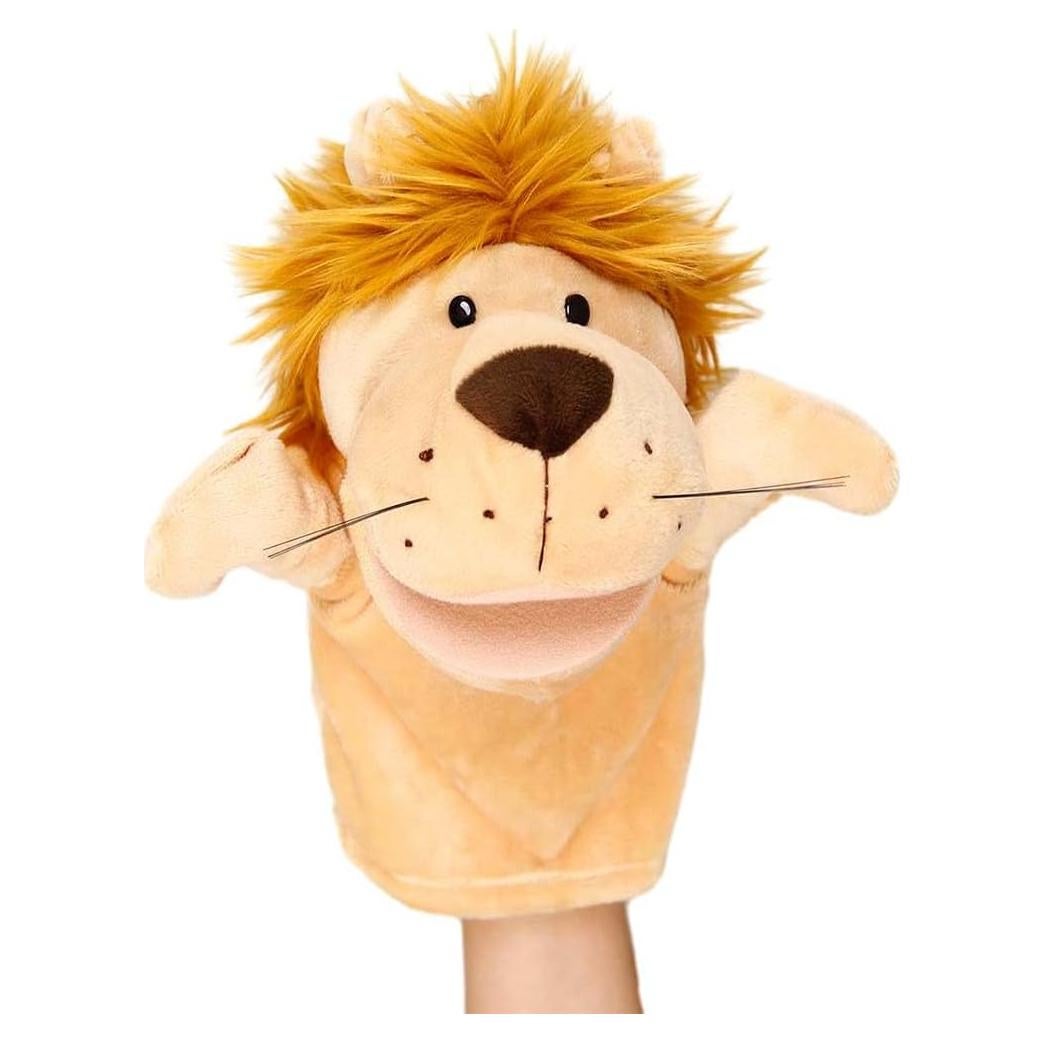 Títere de mano León Lanxitown 24.9x23.1cm para niños