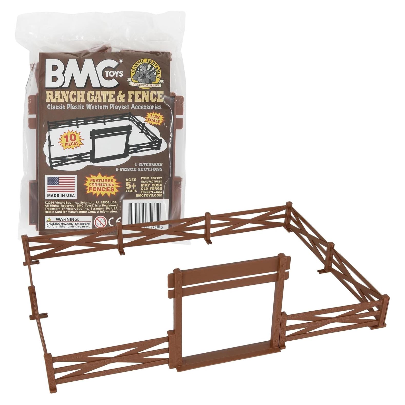 Set de Cerca de Granja BMC Clásico Marx - 10 Piezas Marrón