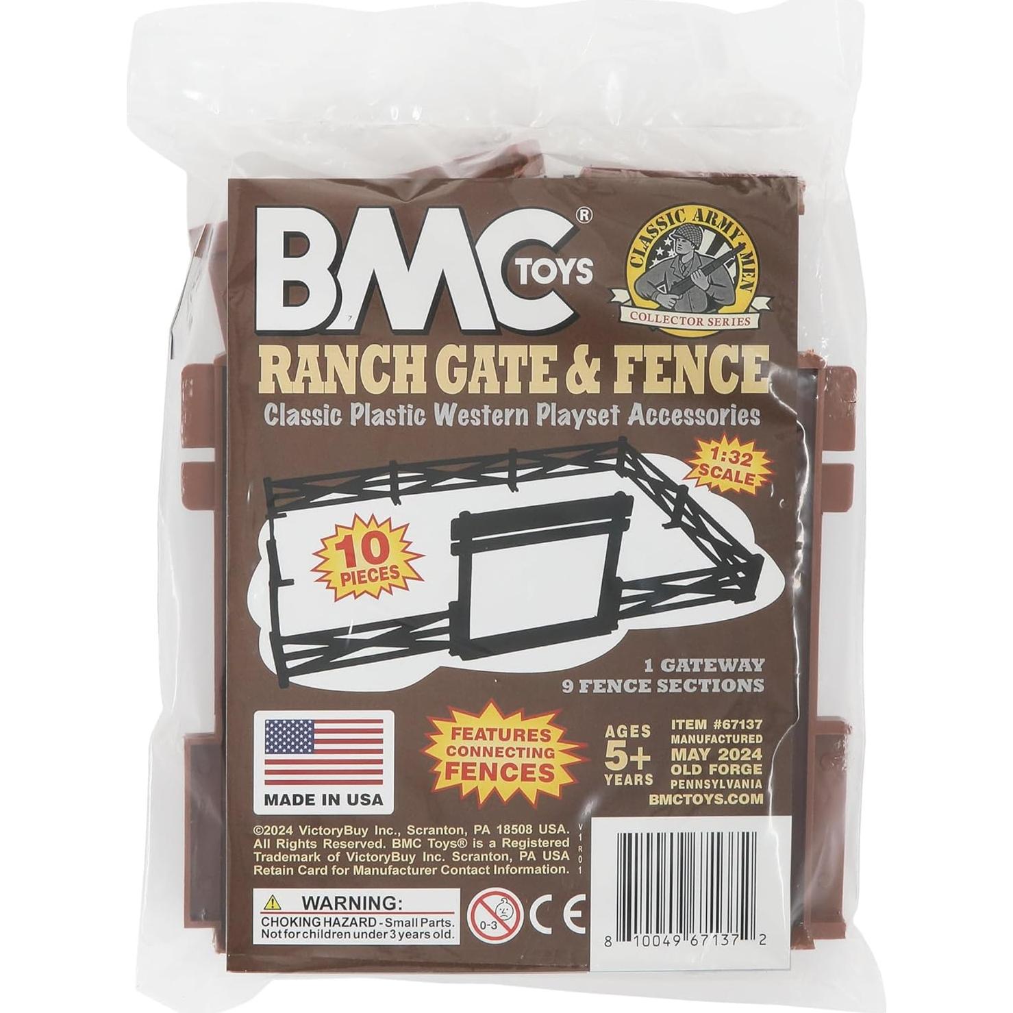 Set de Cerca de Granja BMC Clásico Marx - 10 Piezas Marrón