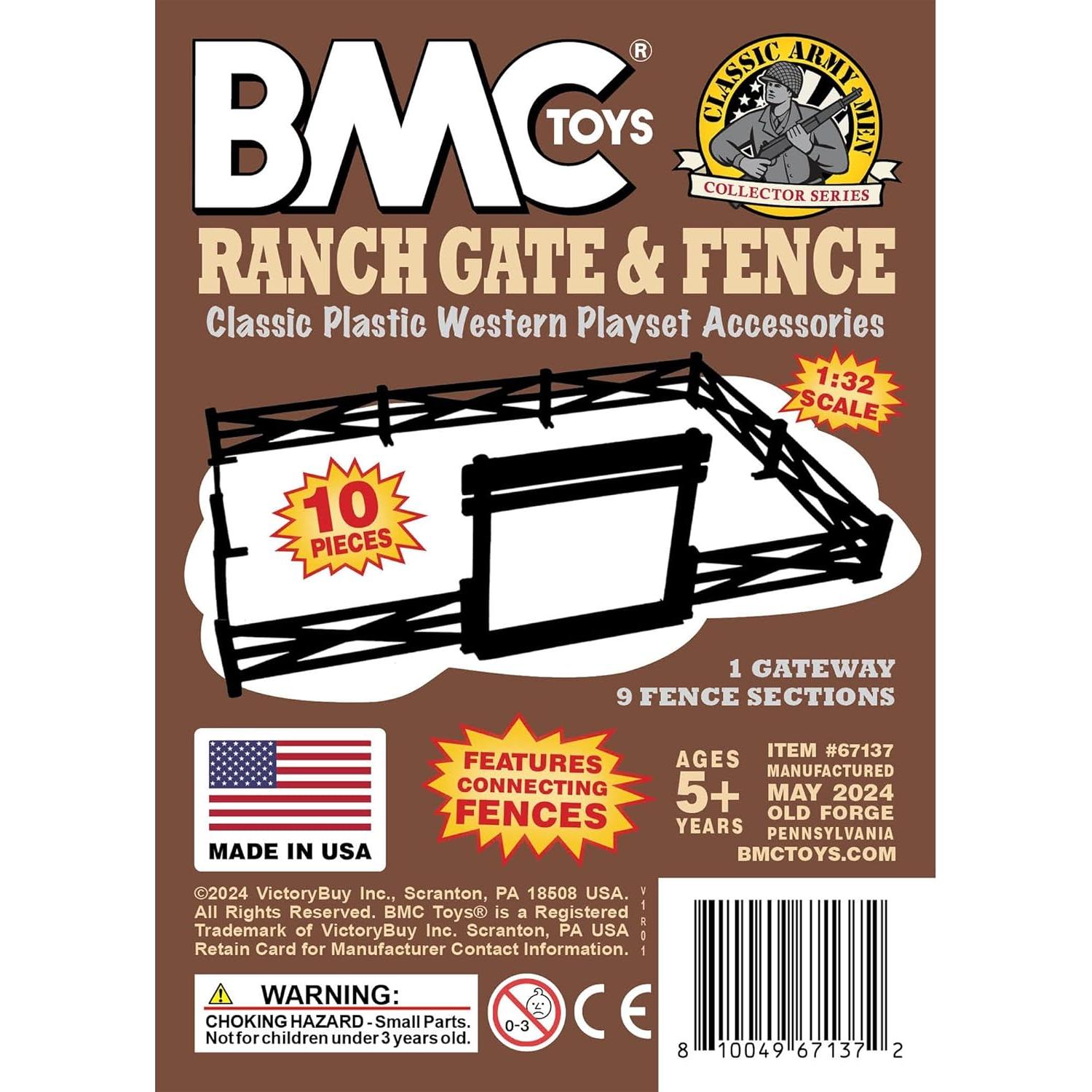 Set de Cerca de Granja BMC Clásico Marx - 10 Piezas Marrón