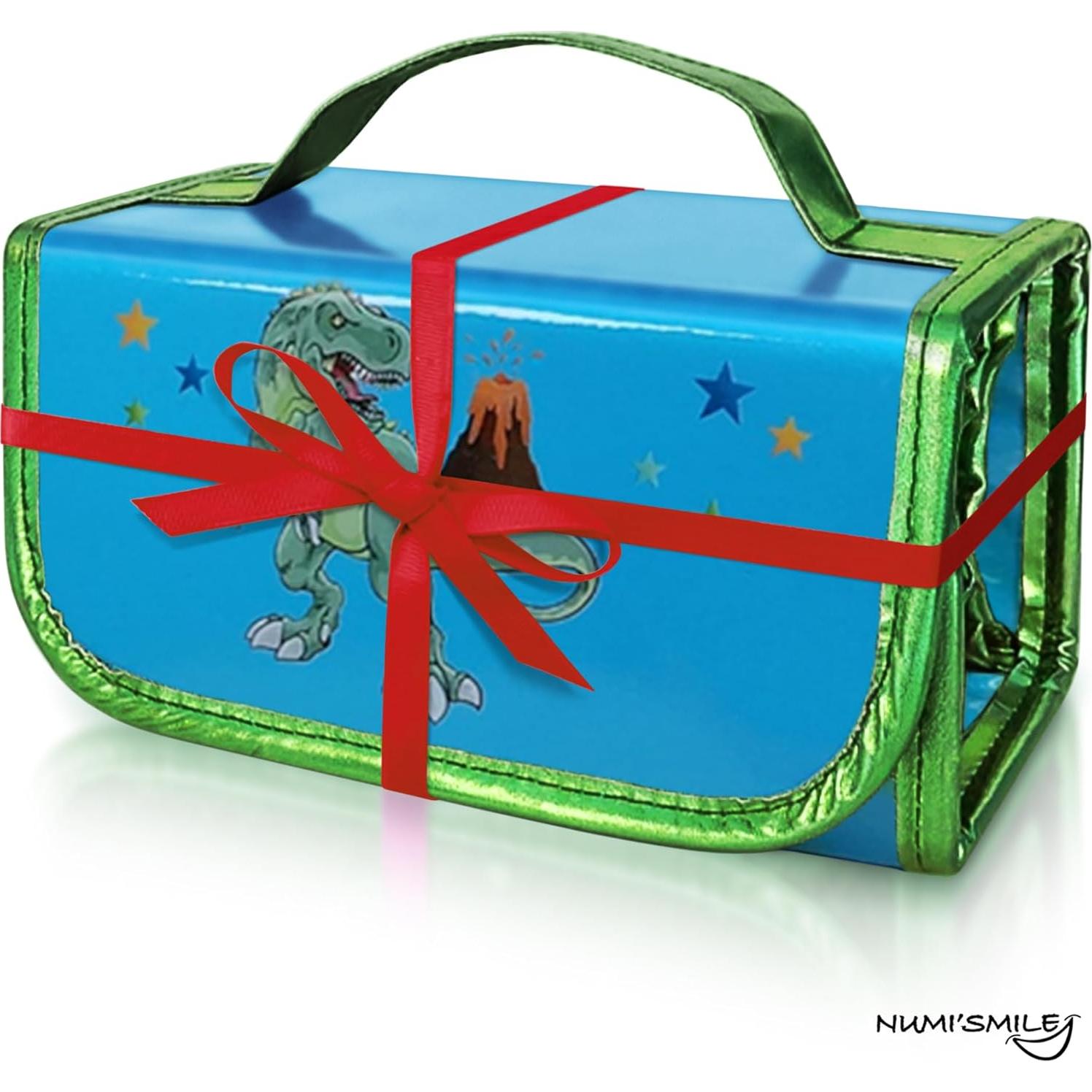 Estuche de Lápices Dinosaurio NUMI'SMILE con Marcadores Aromatizados