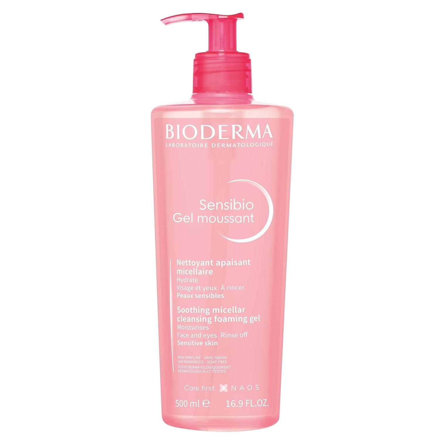 Bioderma Gel Espumoso Limpiador 473ml Piel Sensible Sin Fragancia