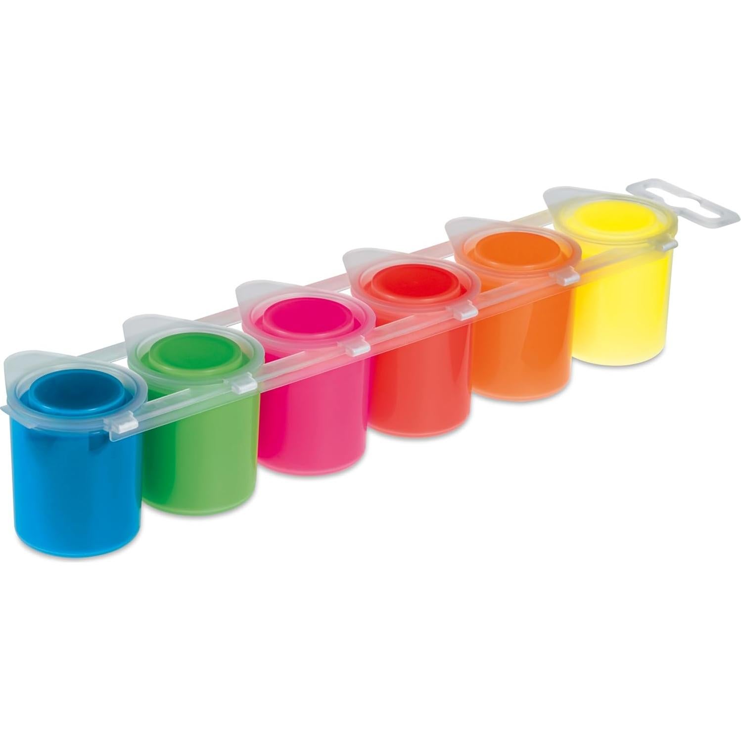 Set de Pintura de Témpera PRIMO Fluorescente 6 Colores 150ml