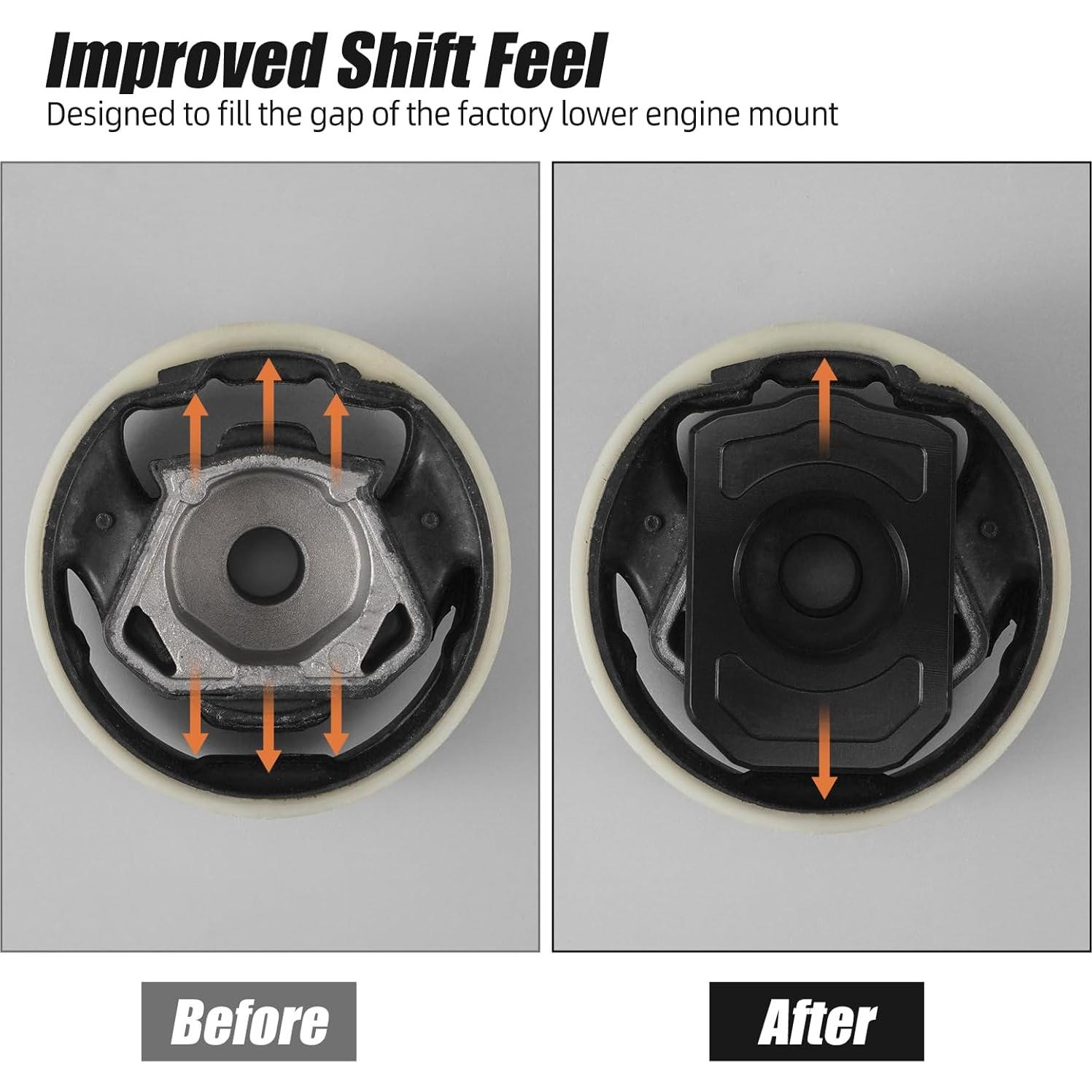 Inserto Montaje Motor Inferior Bevinsee Aluminio Negro 0.14kg