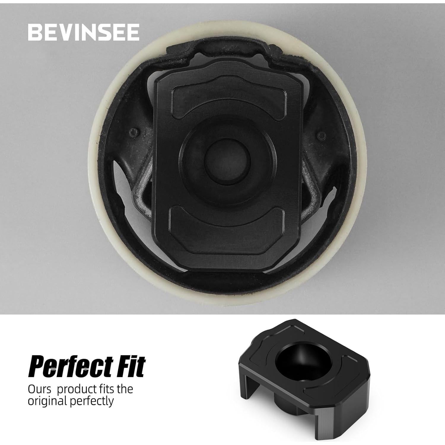 Inserto Montaje Motor Inferior Bevinsee Aluminio Negro 0.14kg