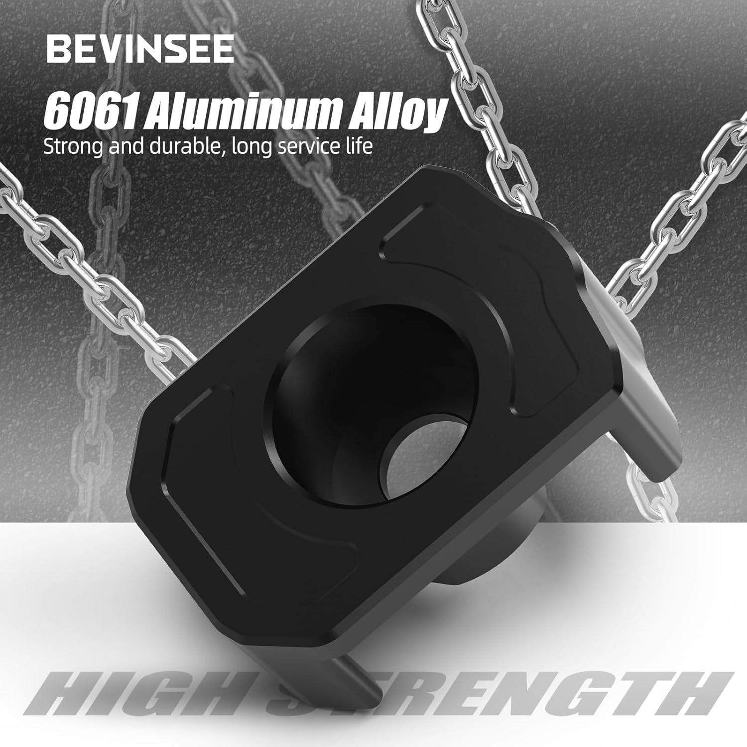 Inserto Montaje Motor Inferior Bevinsee Aluminio Negro 0.14kg