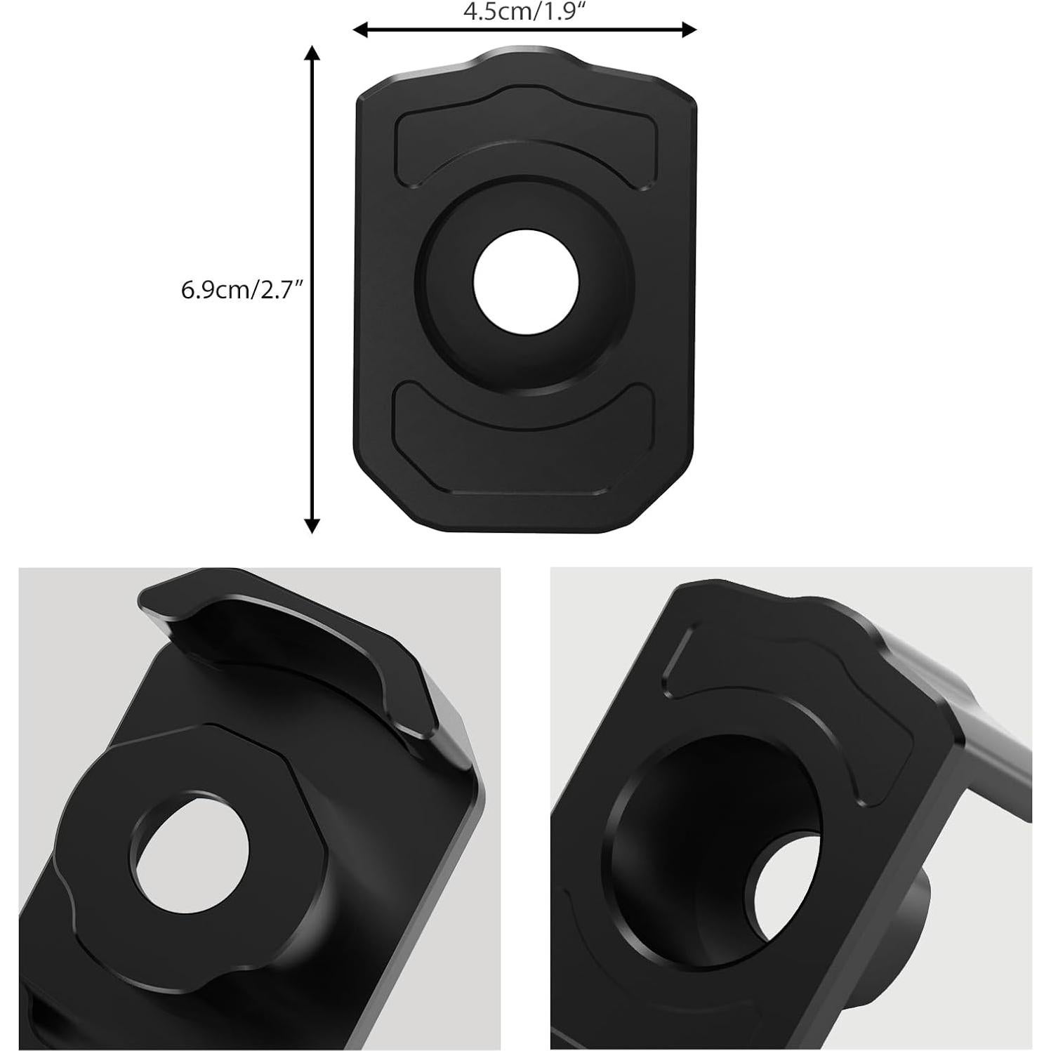 Inserto Montaje Motor Inferior Bevinsee Aluminio Negro 0.14kg