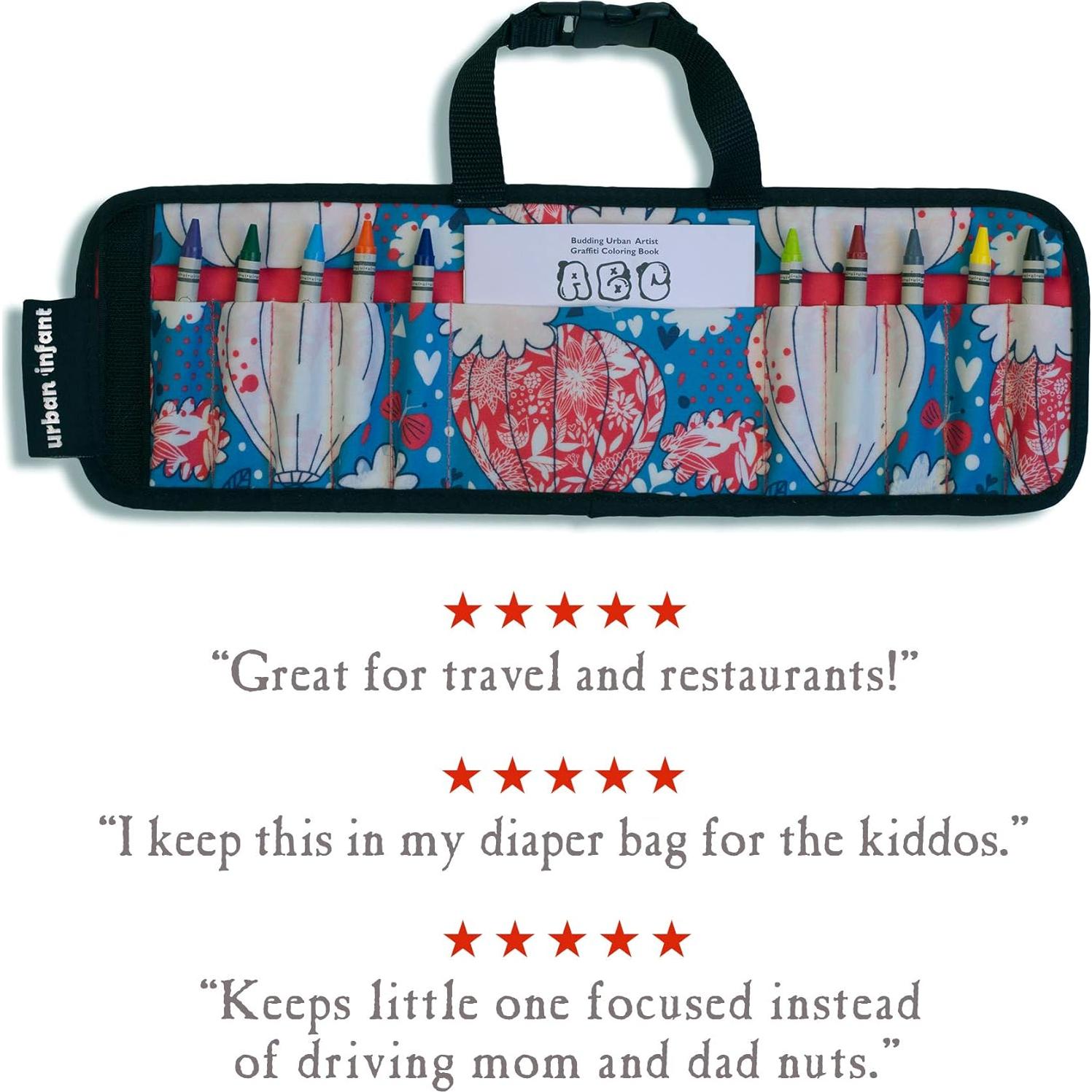 Estuche de Crayones Urban Infant con 10 Crayones No Tóxicos