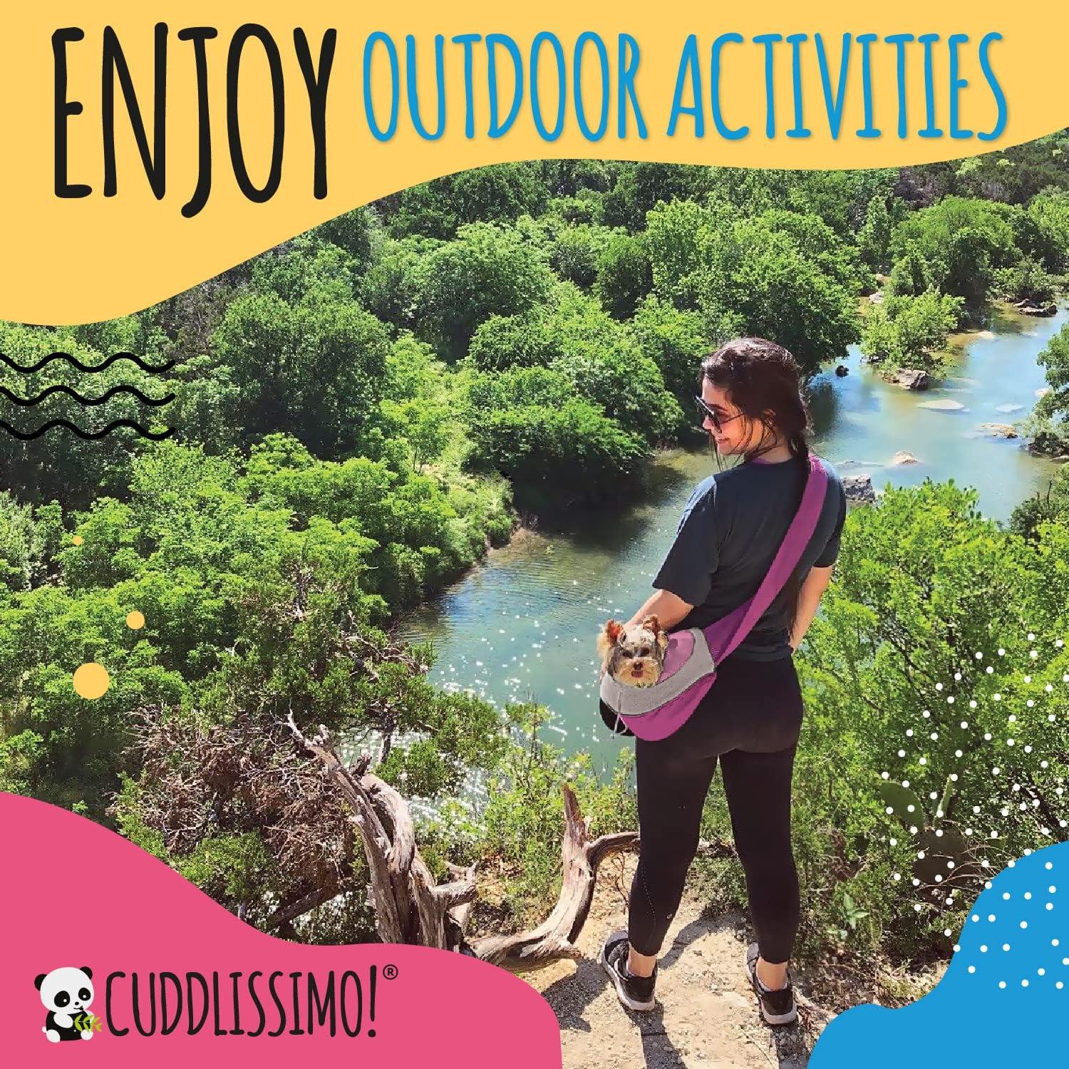 Transportador de Mascotas Cuddlissimo Rosa para Perros y Gatos hasta 2.7 kg