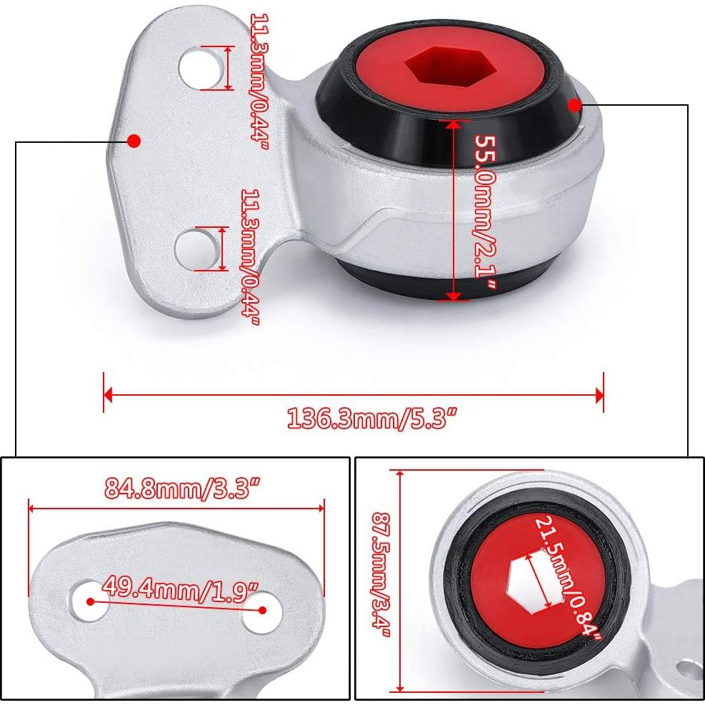 Bujes de Control Inferior Delantero PTNHZ para BMW E46 E85 Z4