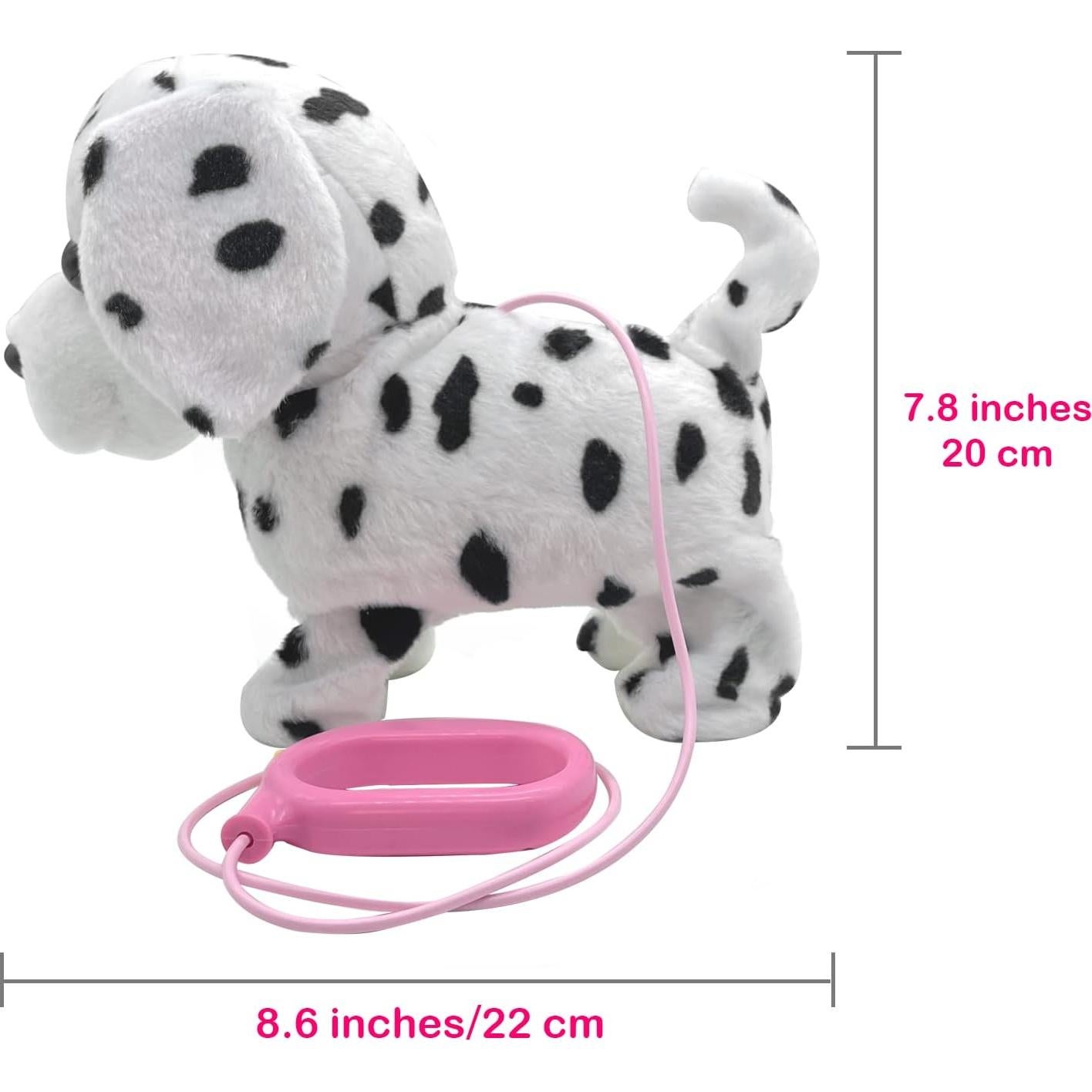 Perro de Peluche YH YUHUNG Dálmata que Camina y Ladra