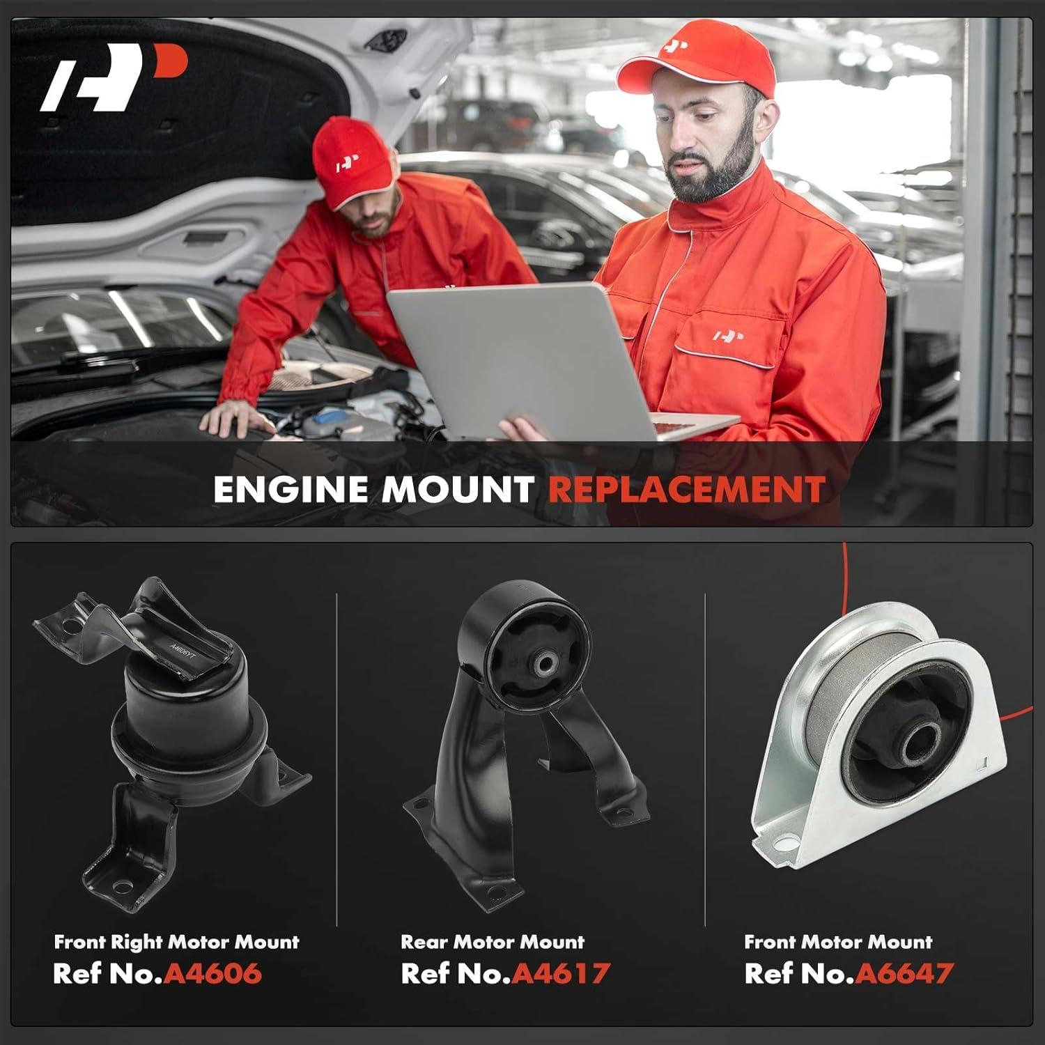 Kit de Soportes de Motor A-Premium 3 Piezas Mitsubishi Lancer 2002-2007