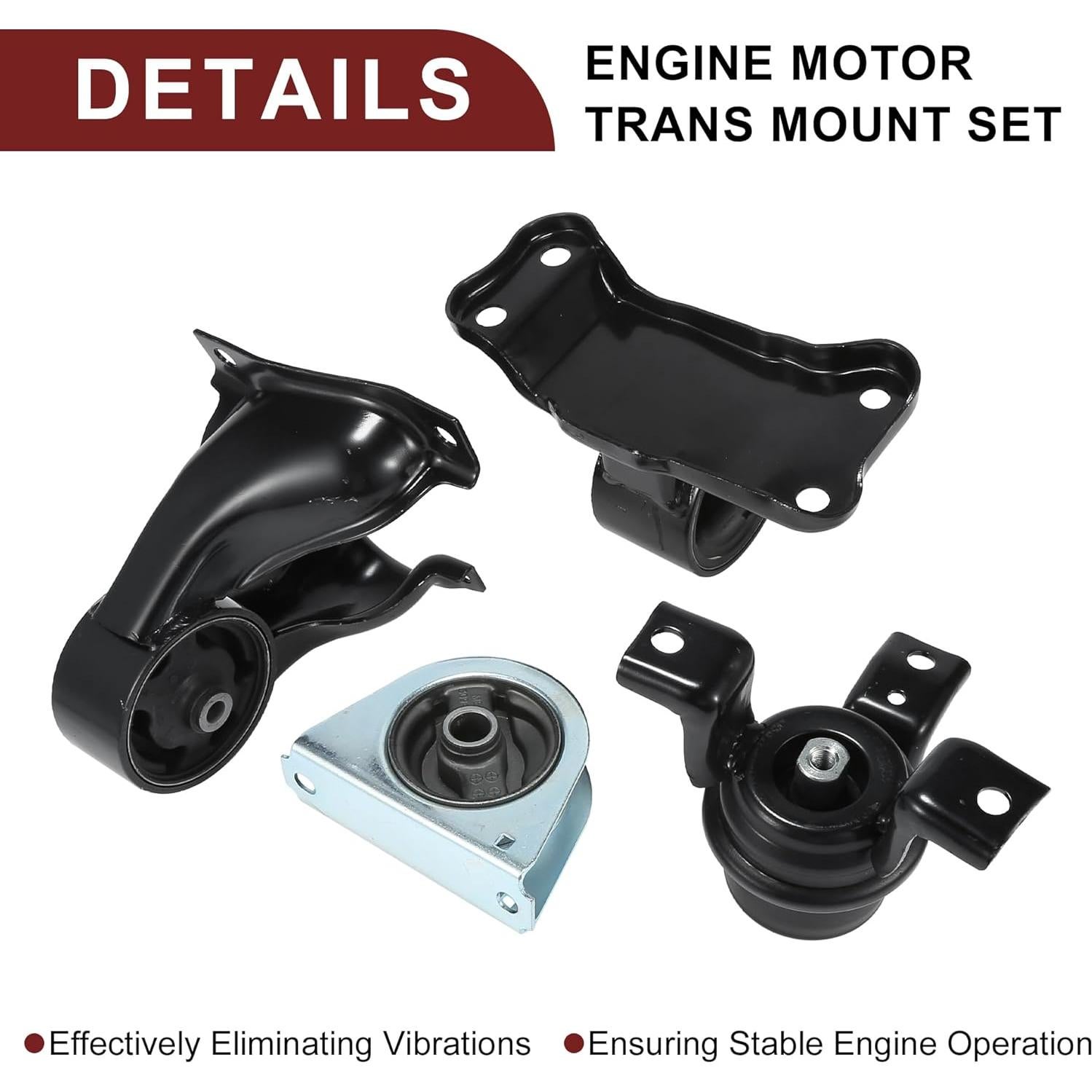 Juego de Soportes de Motor TUCKBOLD para Mitsubishi Lancer 2.0L 2002-2007