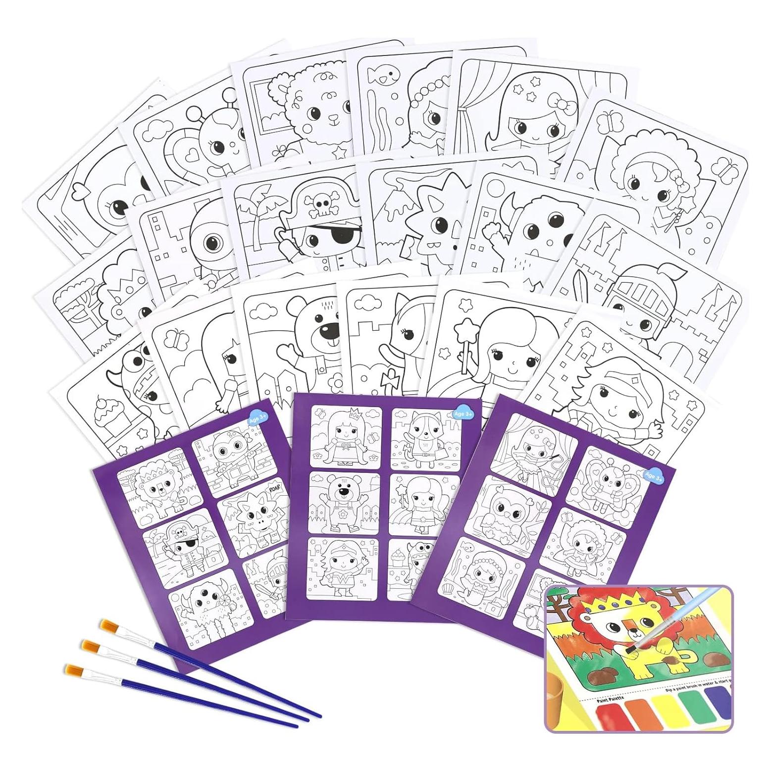 Libros de Pintura Acuarela VKPI - 18 Hojas Sin Desorden