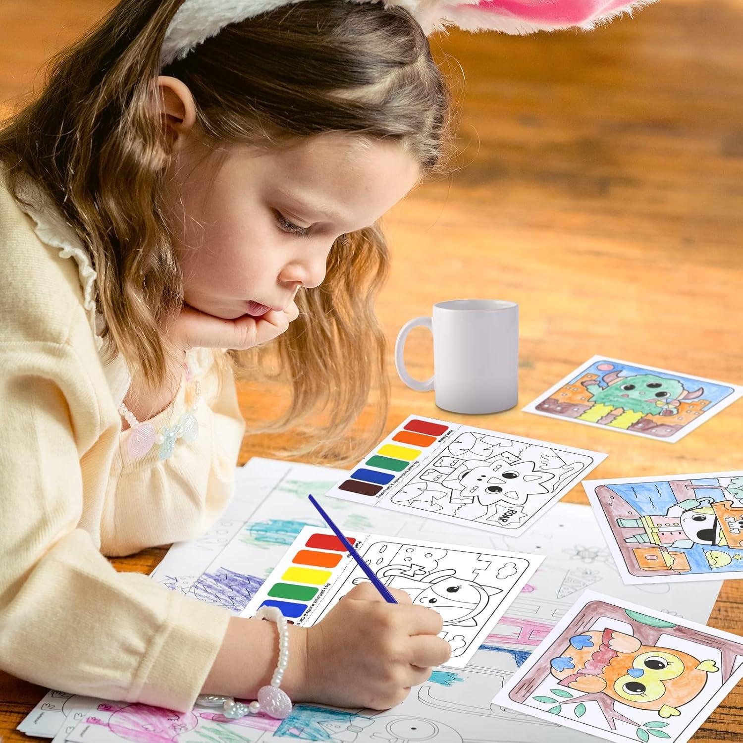 Libros de Pintura Acuarela VKPI - 18 Hojas Sin Desorden