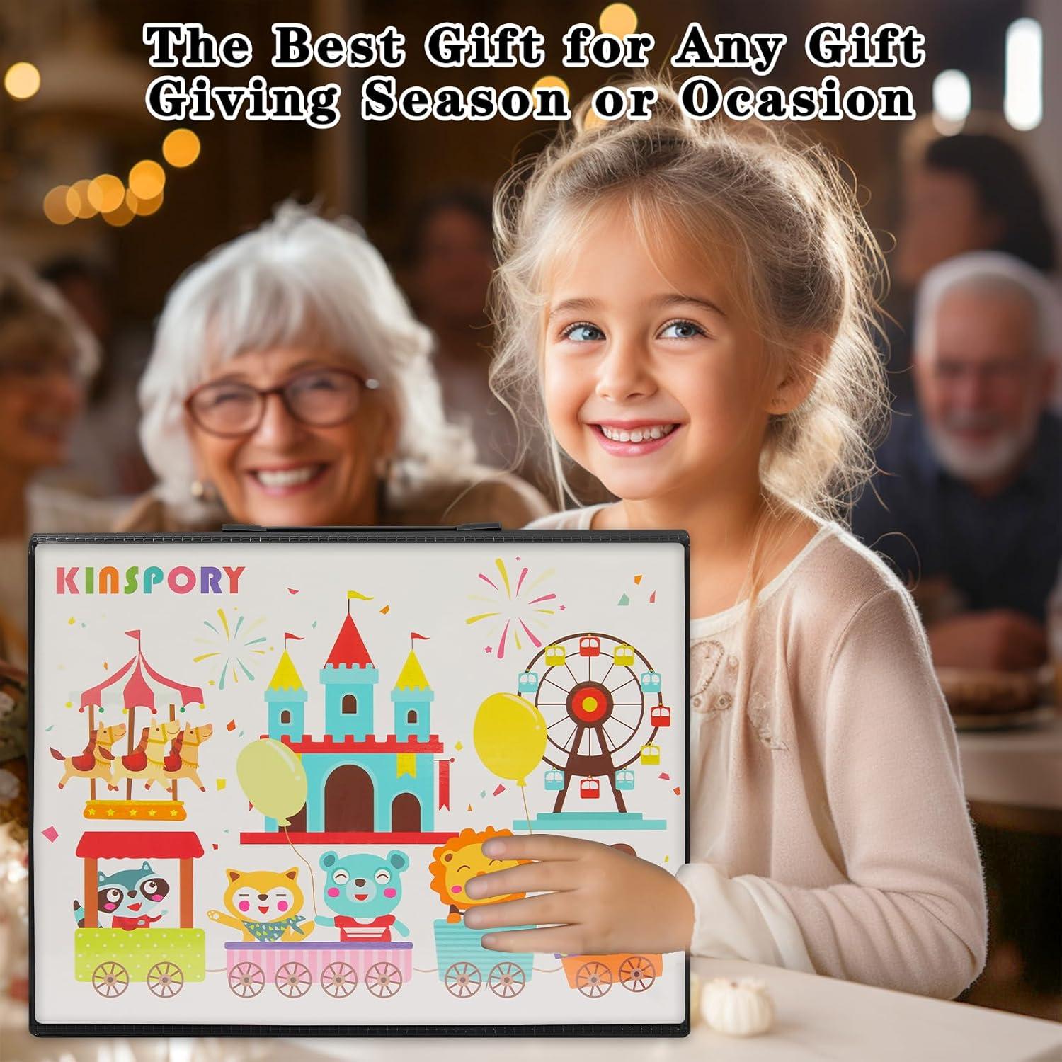 Kit de Arte KINSPORY 290 Piezas para Niños 4+ con Caballete