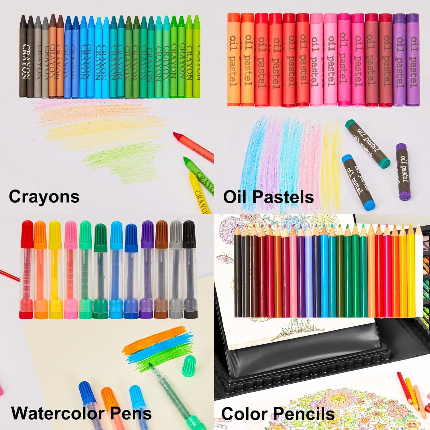 Kit de Arte KINSPORY 290 Piezas para Niños 4+ con Caballete