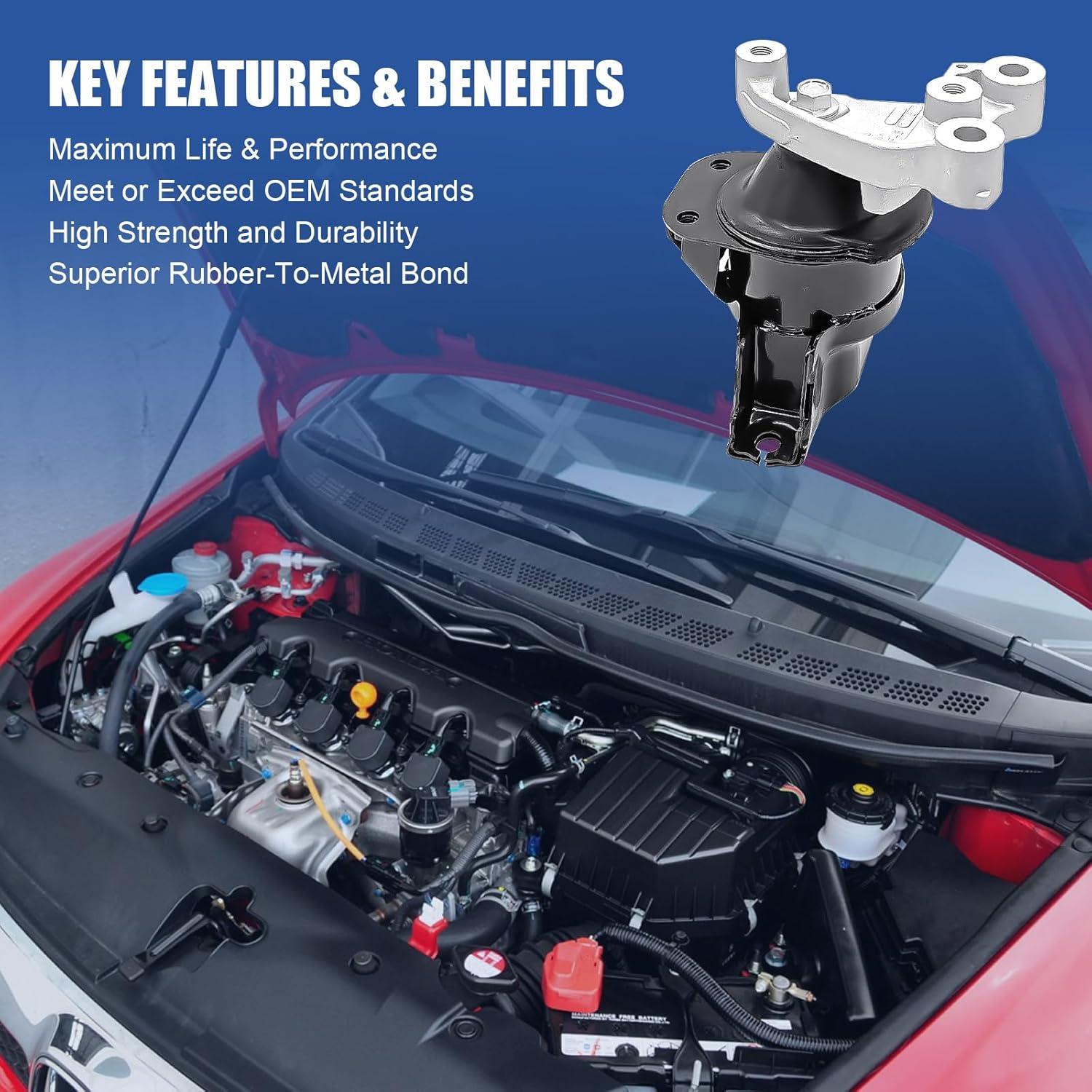 Juego de Soportes de Motor Honda Civic 1.8L 2006-2011 (4PCS)