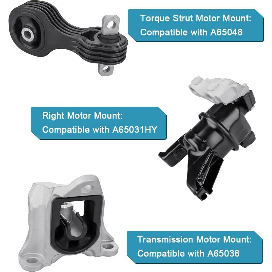 Montaje de Motor y Transmisión JDMON 3 Piezas Honda Civic 1.8L