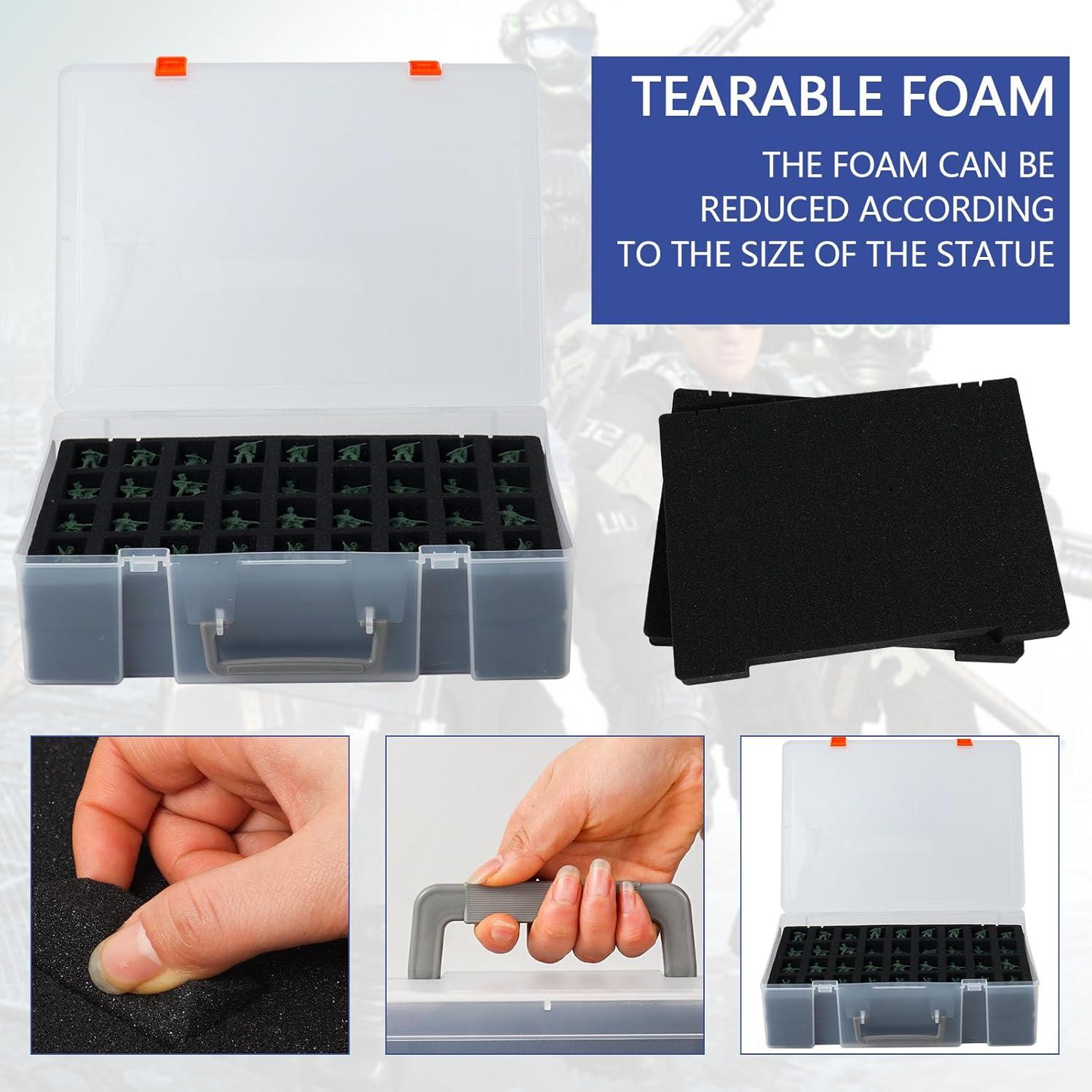 Funda de Almacenamiento VIXATO para 108 Miniaturas Blanca