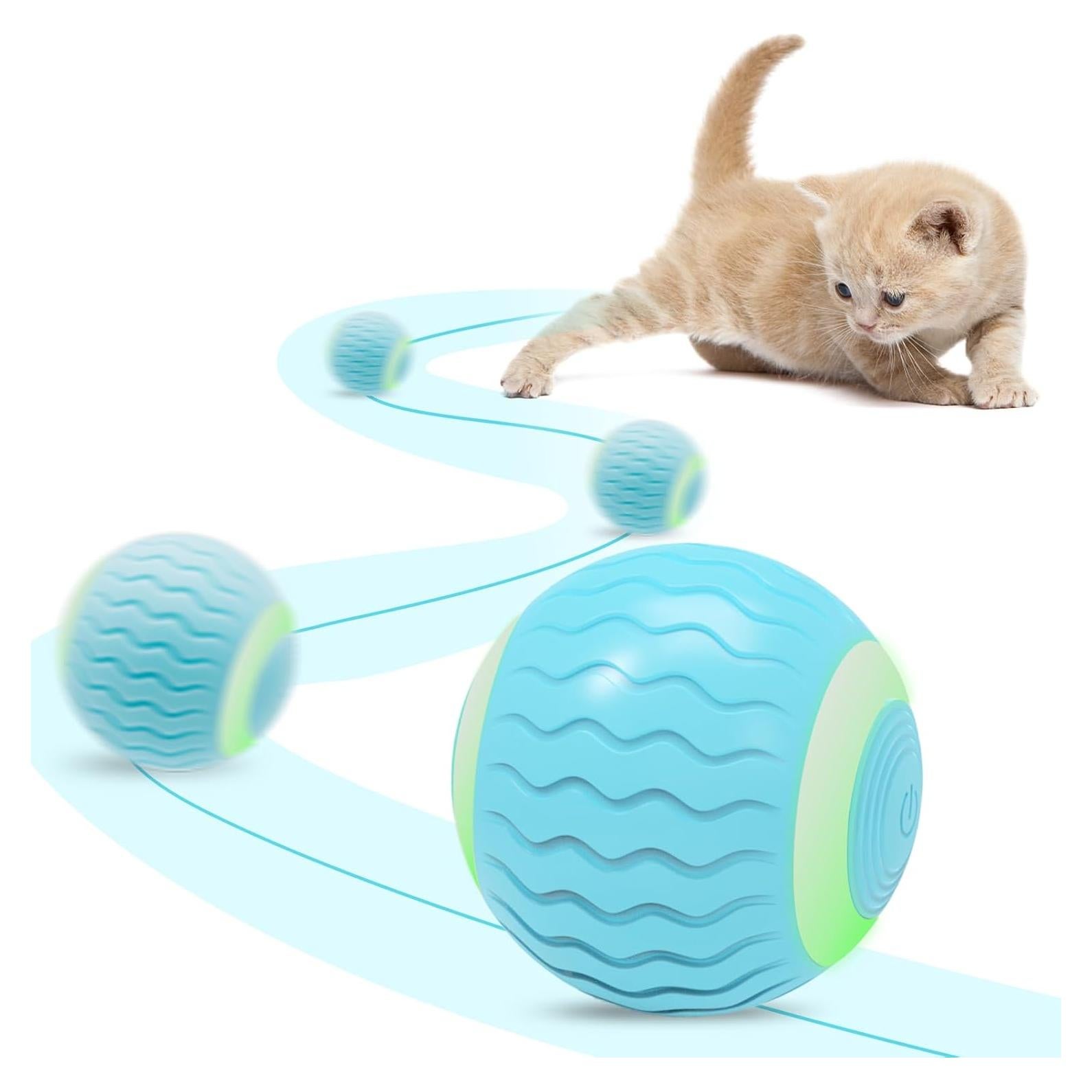 Bola Interactiva para Gatos PAKOO Eléctrica LED 4,57cm