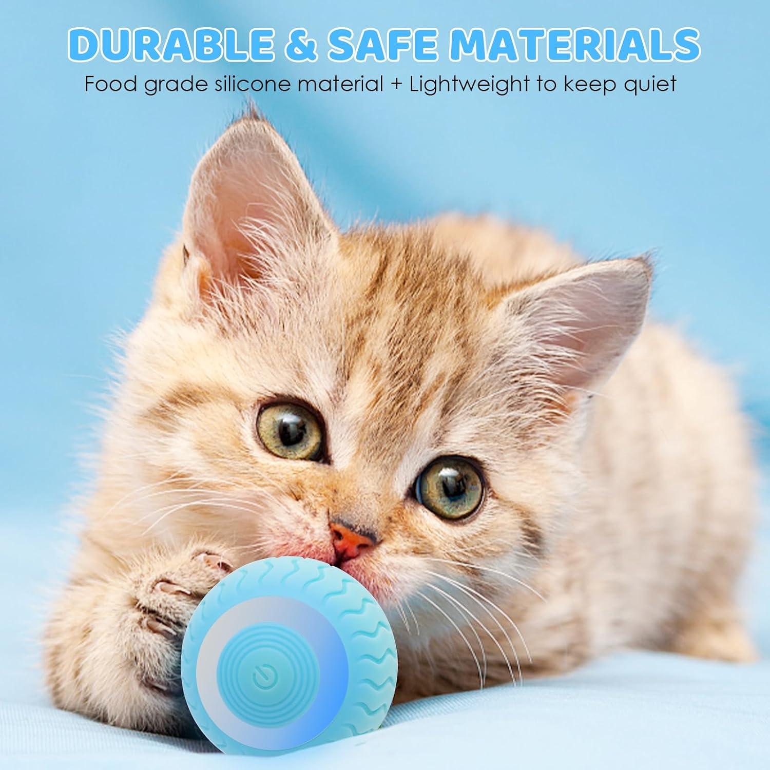 Bola Interactiva para Gatos PAKOO Eléctrica LED 4,57cm