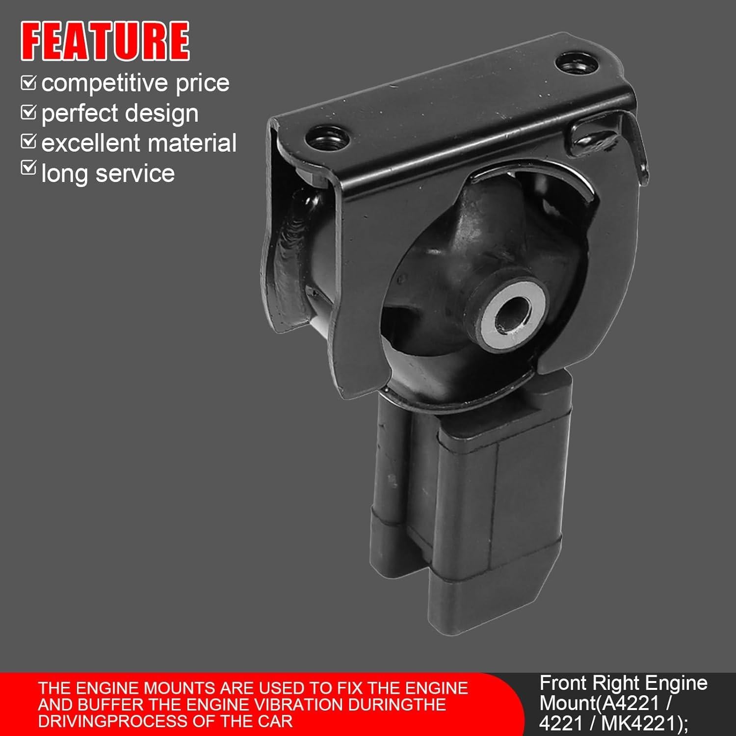 Kits de Montaje de Motor Zaygyize para Toyota Corolla 1.8L