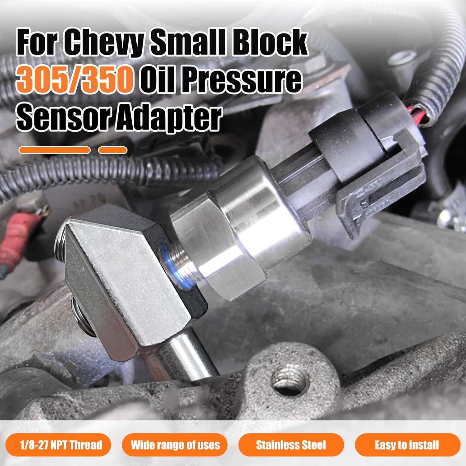Adaptador de Rosca Sensor de Presión Aceite MEKILYN 1/8 NPT