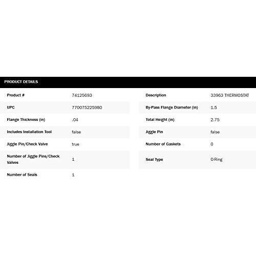 Termostato de Refrigerante Gates 33963 para Aire Acondicionado