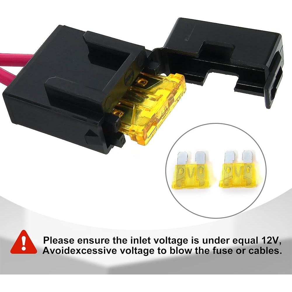 Kit de Relé de Ventilador Eléctrico Dual 12V Muge Racing 40A