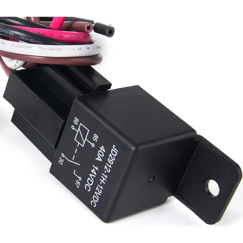 Kit de Relé de Ventilador Eléctrico Dual 12V Muge Racing 40A