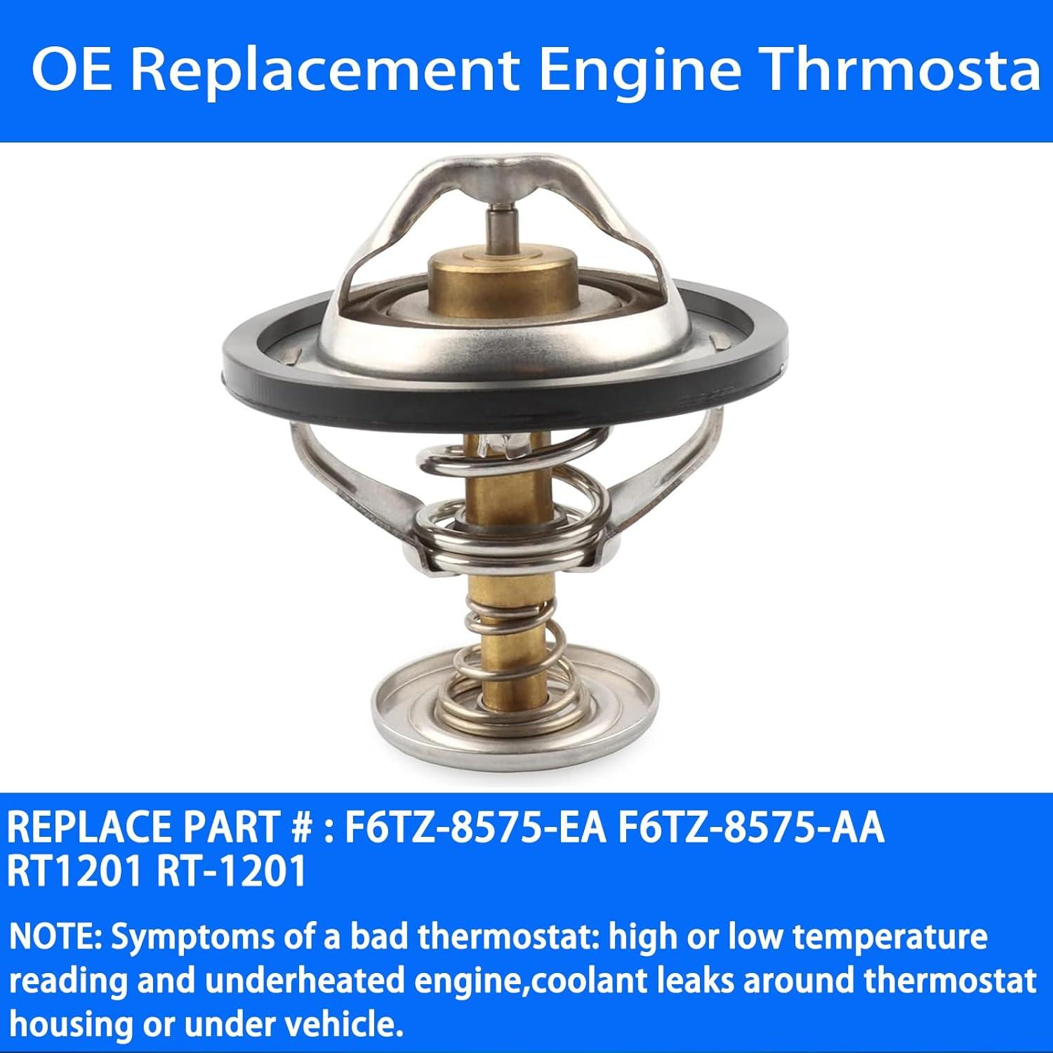 Termostato de Refrigerante DINGTONG para Ford 7.3L Diesel 1999-2003