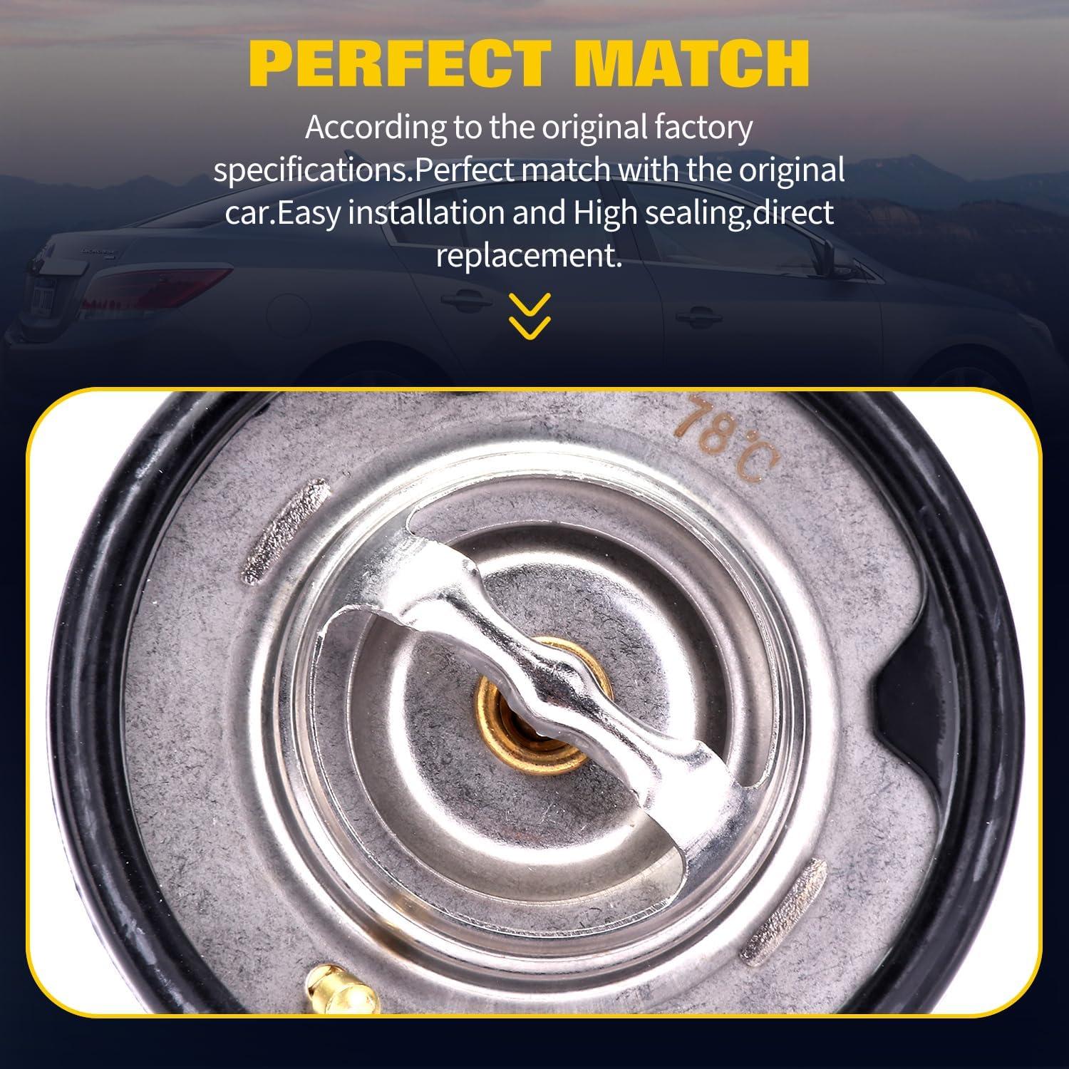 Carcasa de Termostato OCPTY para Honda Accord/Civic/Odyssey