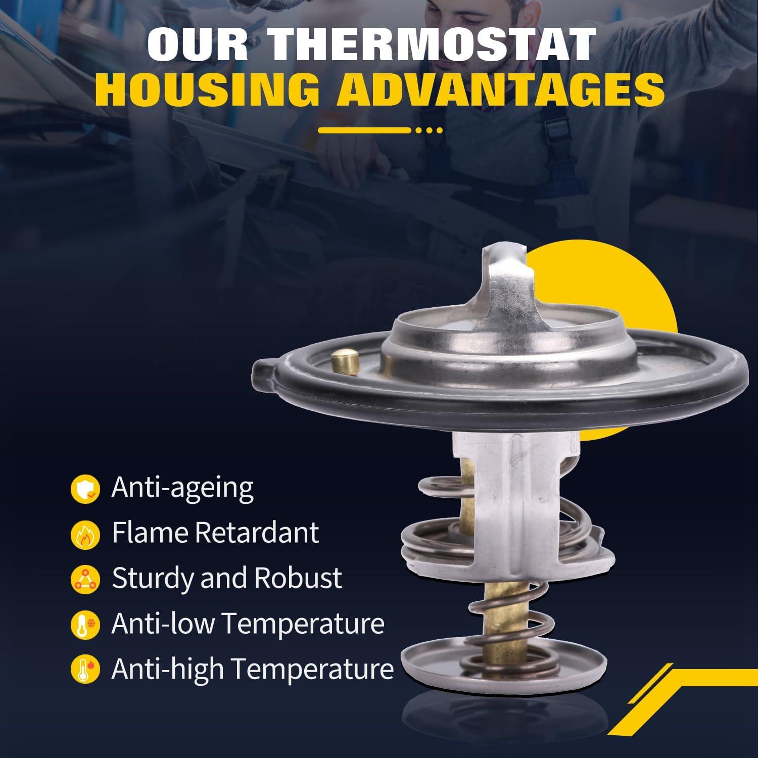 Carcasa de Termostato OCPTY para Honda Accord/Civic/Odyssey