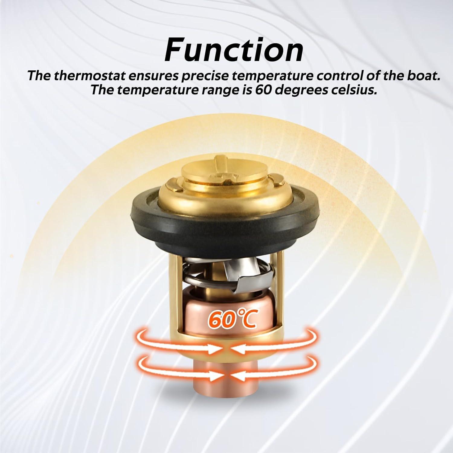 Termostato Honda Marine 4T BF8D BF9.9D BF15D 60°C