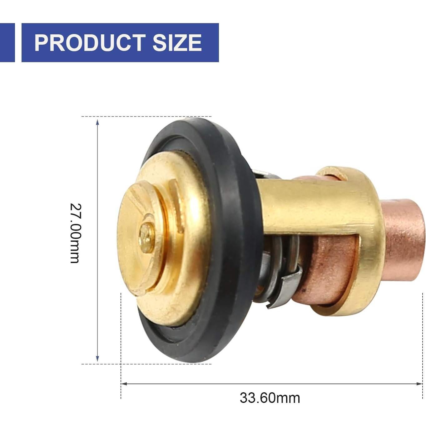 Termostato de fueraborda Hoypeyfiy 19300-ZW9-003 para Honda Marine
