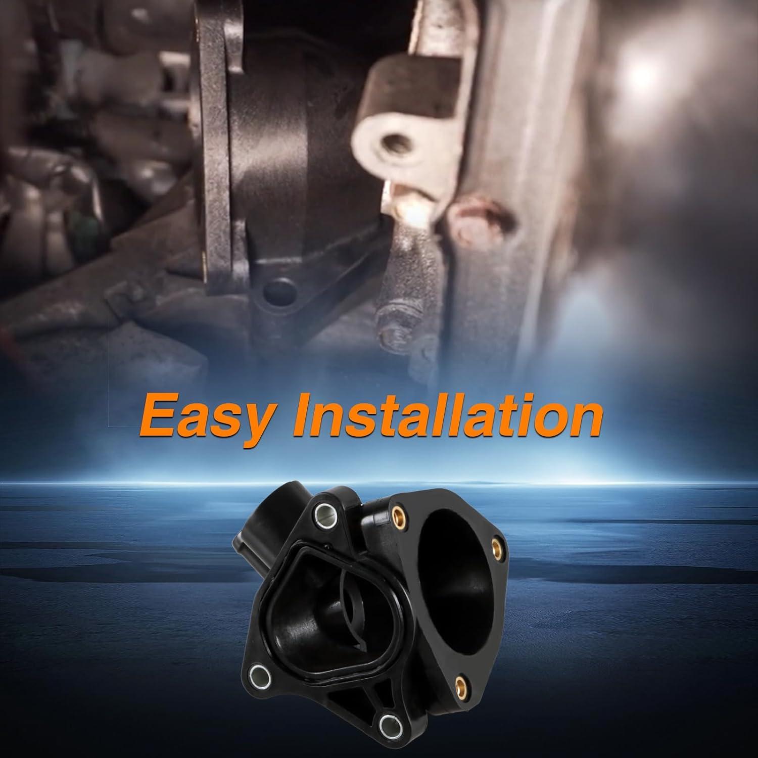 Carcasa del termostato FUSCH con sello para Honda y Acura