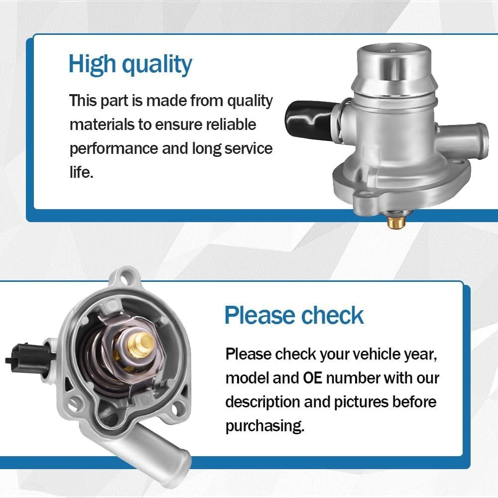 Carcasa de Termostato de Refrigerante Automkt Mejorada 320g
