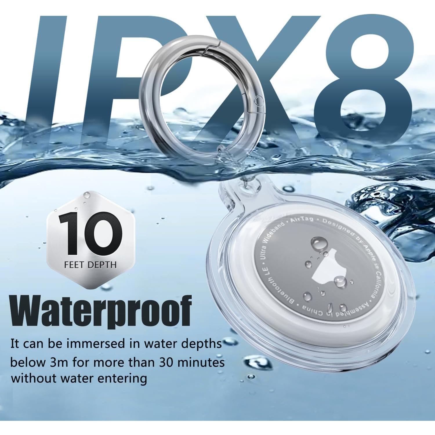 Paquete de 4 Soportes Galafoki para Apple AirTag - Impermeables