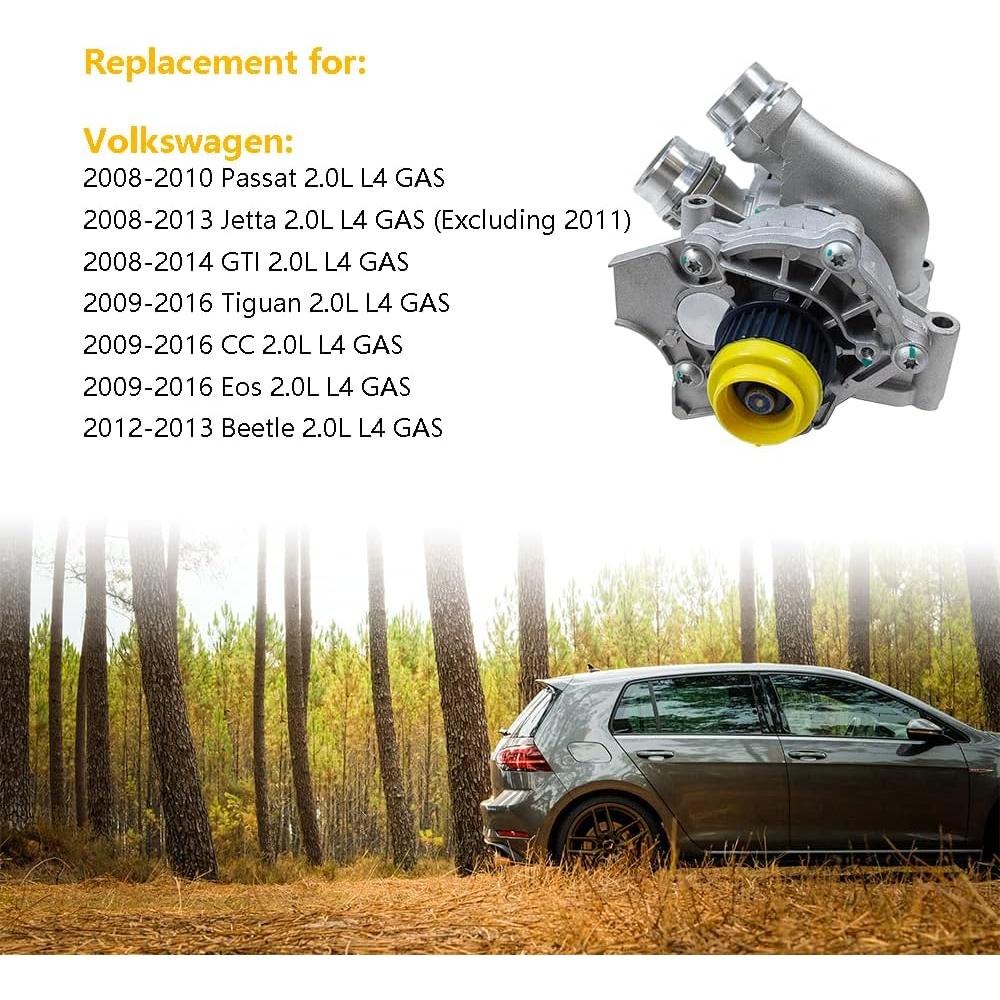 Bomba de Agua con Termostato LLNSEAUTO para VW/Audi