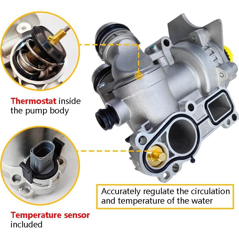 Bomba de Agua con Termostato LLNSEAUTO para VW/Audi