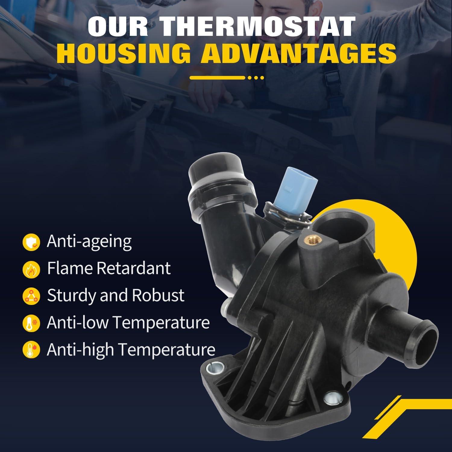 Carcasa de Termostato OCPTY para Audi A4 2002-2006